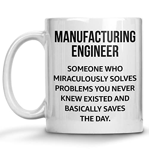Funny Definition Mug, Manufacturing Engineer, Engineer Graduation, Engineering Graduates, Christmas, Sarcastic Mugs, Gag Gifts for Students Graduating from College University Mug 11oz 15oz