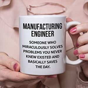 Funny Definition Mug, Manufacturing Engineer, Engineer Graduation, Engineering Graduates, Christmas, Sarcastic Mugs, Gag Gifts for Students Graduating from College University Mug 11oz 15oz