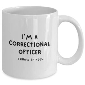 Correctional Officer Mug,Best Corrections Work Appreciation Birthday Christmas Tumbler Gift For Officer Shirt Prison Supervisor Police Men Women Coworker,Funny Prayer Travel Job Present Coffee Tea Cup