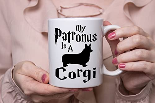 Corgi Coffee Mug, My Patronus Is A Corgi, Dog Groomer Gift, Gift for Dog Groomer, Dog Mom, Dog Dad, Birthday Halloween Christmas Thanksgiving Gift For Dog Lovers
