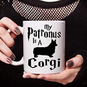 Corgi Coffee Mug, My Patronus Is A Corgi, Dog Groomer Gift, Gift for Dog Groomer, Dog Mom, Dog Dad, Birthday Halloween Christmas Thanksgiving Gift For Dog Lovers