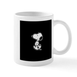 cafepress peanuts snoopy ceramic coffee mug, tea cup 11 oz