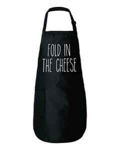 fold in the cheese funny kitchen apron bbq funny gift father’s day mother’s day cooking