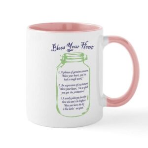 cafepress bless your heart ceramic coffee mug, tea cup 11 oz