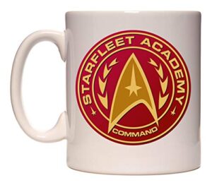 seven times six star trek starfleet academy command ceramic coffee mug 11 oz.