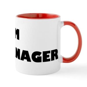 cafepress im mr. manager mugs ceramic coffee mug, tea cup 11 oz