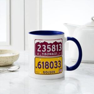 CafePress Fibonacci & Golden Mean Mug Ceramic Coffee Mug, Tea Cup 11 oz