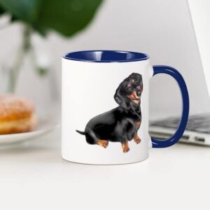 CafePress Black Tan Dachshund Mug Ceramic Coffee Mug, Tea Cup 11 oz
