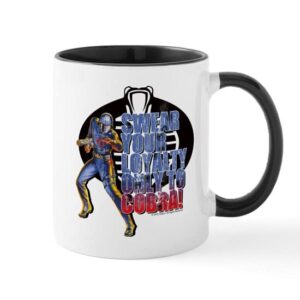 cafepress cobra commander mugs ceramic coffee mug, tea cup 11 oz