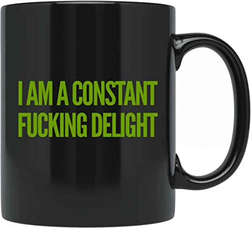 I Am A Constant Fucking Delight Mug Funny Snarky For Women Sarcastic Quote Saying Unique Humor Apologizing Funk This Present With Adult Language Girl Best Friend Q728NJ