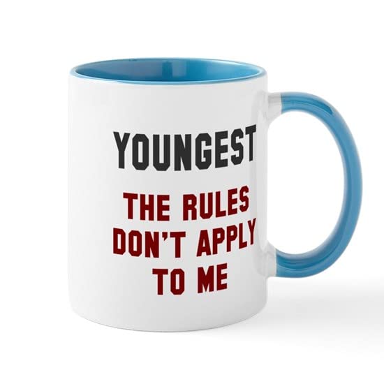 CafePress Oldest Middle Youngest Rules Mug Ceramic Coffee Mug, Tea Cup 11 oz