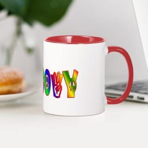 CafePress GROOVY Mug Ceramic Coffee Mug, Tea Cup 11 oz