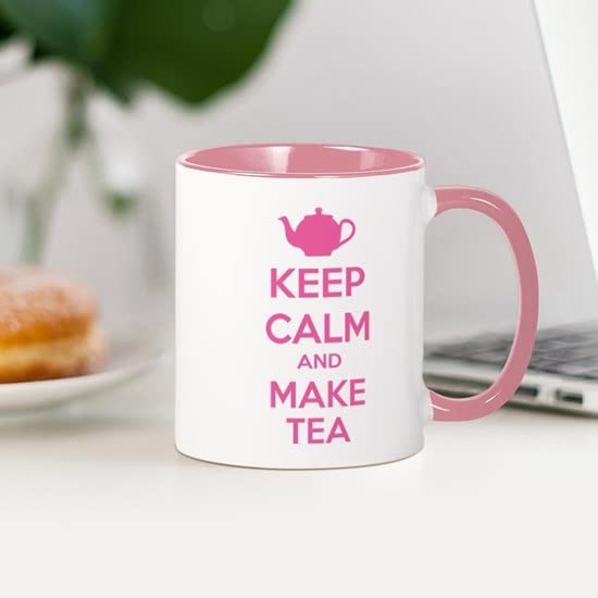 CafePress Keep Calm And Make Tea Mug Ceramic Coffee Mug, Tea Cup 11 oz