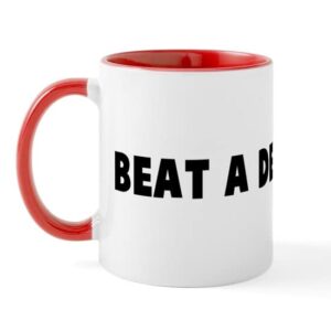 cafepress beat a dead horse mug ceramic coffee mug, tea cup 11 oz