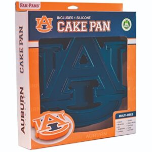 masterpieces game day – fanpans ncaa auburn tigers team logo silicone cake pan – dishwasher safe