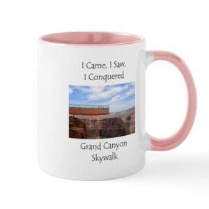 cafepress grand canyon skywalk survivor mug ceramic coffee mug, tea cup 11 oz