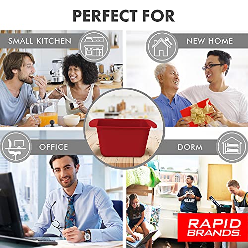 Rapid Mac Cooker | Microwave Macaroni & Cheese in 5 Minutes | Perfect for Dorm, Small Kitchen or Office | Dishwasher Safe, Microwaveable, BPA-Free | Blue