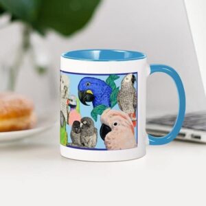 CafePress Parrots Mug Ceramic Coffee Mug, Tea Cup 11 oz