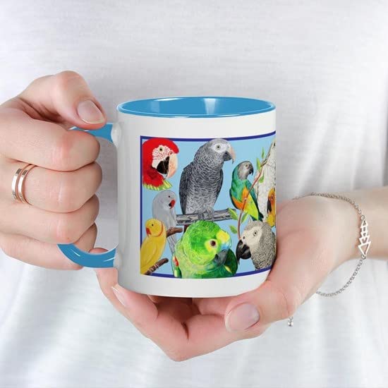 CafePress Parrots Mug Ceramic Coffee Mug, Tea Cup 11 oz