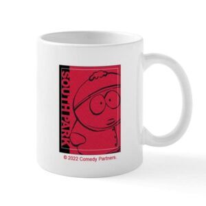 cafepress south park cartman rectangle ceramic coffee mug, tea cup 11 oz