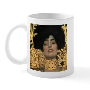 cafepress gustav klimt judith (detail) mug ceramic coffee mug, tea cup 11 oz
