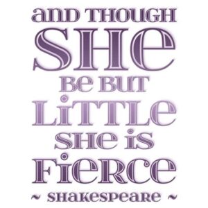 CafePress Though She Be But Little She Is Fierce Mug Ceramic Coffee Mug, Tea Cup 11 oz