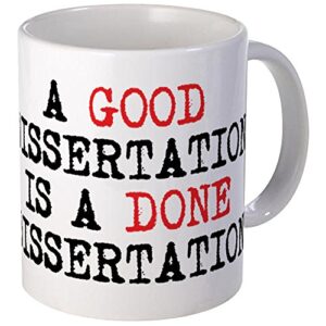 cafepress dissertation mug ceramic coffee mug, tea cup 11 oz