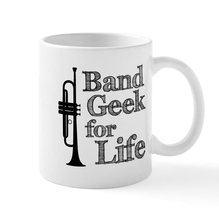 CafePress Trumpet Band Geek Mug Ceramic Coffee Mug, Tea Cup 11 oz