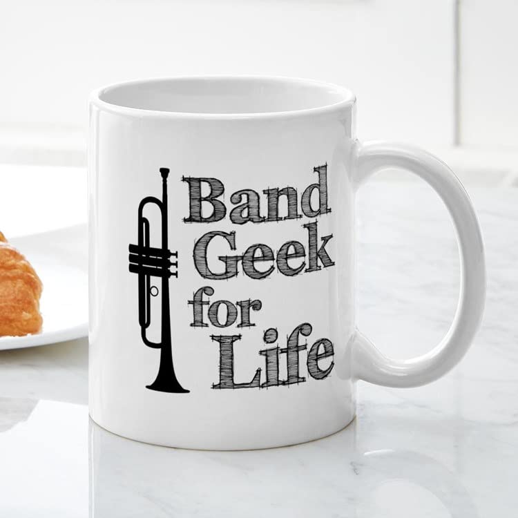 CafePress Trumpet Band Geek Mug Ceramic Coffee Mug, Tea Cup 11 oz