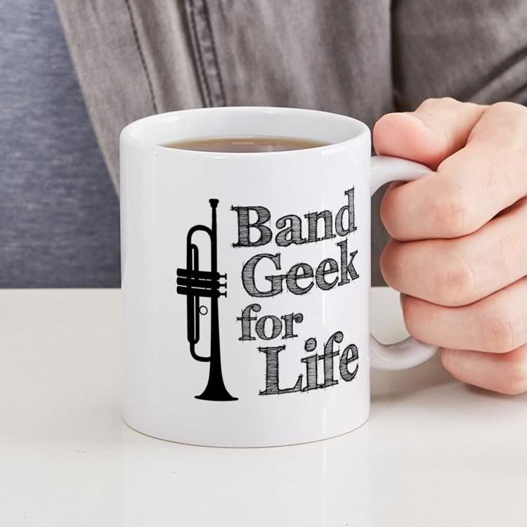 CafePress Trumpet Band Geek Mug Ceramic Coffee Mug, Tea Cup 11 oz