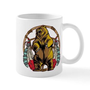 cafepress bear dream catcher mug ceramic coffee mug, tea cup 11 oz