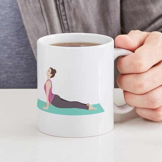 CafePress Cobra Yoga Pose Mugs Ceramic Coffee Mug, Tea Cup 11 oz