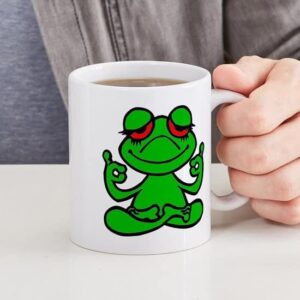 CafePress Frog Lotus Mugs Ceramic Coffee Mug, Tea Cup 11 oz