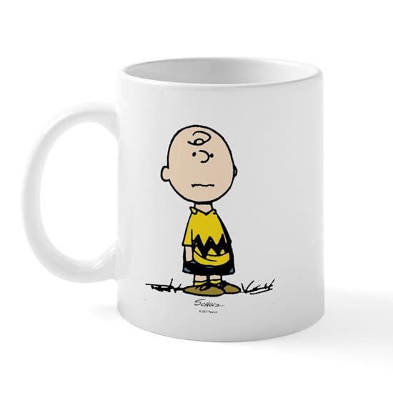 CafePress Charlie Brown Large Mug Ceramic Coffee Mug, Tea Cup 11 oz