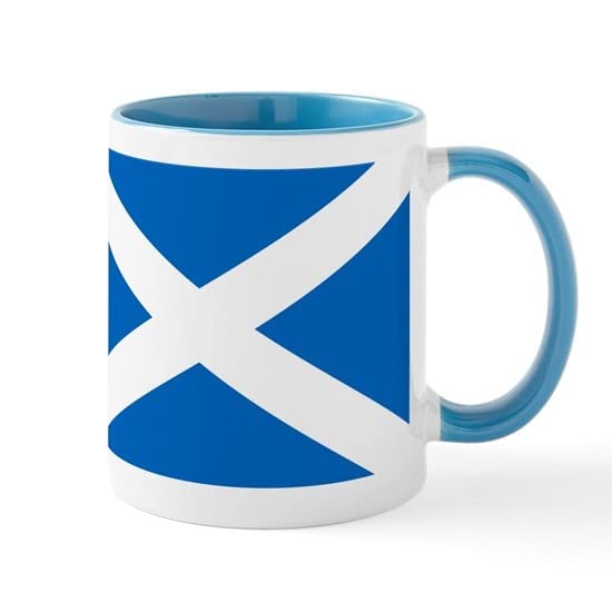 CafePress Scottish Flag Mug Ceramic Coffee Mug, Tea Cup 11 oz