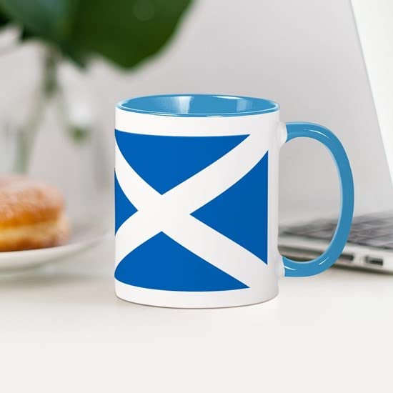 CafePress Scottish Flag Mug Ceramic Coffee Mug, Tea Cup 11 oz