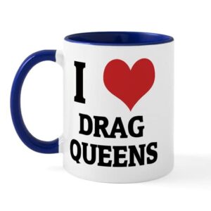 cafepress i love drag queens mug ceramic coffee mug, tea cup 11 oz