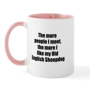 cafepress old english sheepdog mug ceramic coffee mug, tea cup 11 oz