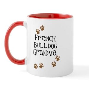 cafepress french bulldog grandma mug ceramic coffee mug, tea cup 11 oz