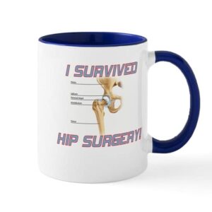 cafepress hip surgery mug ceramic coffee mug, tea cup 11 oz