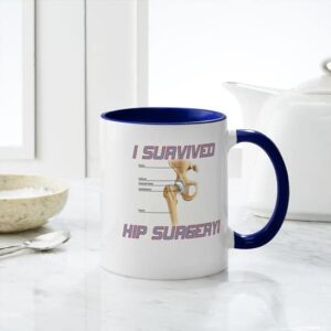 CafePress Hip Surgery Mug Ceramic Coffee Mug, Tea Cup 11 oz