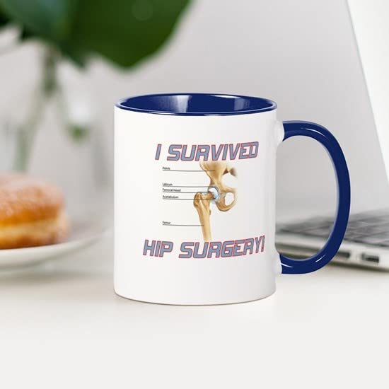 CafePress Hip Surgery Mug Ceramic Coffee Mug, Tea Cup 11 oz