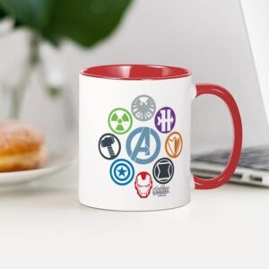 CafePress Avengers Icons Mug Ceramic Coffee Mug, Tea Cup 11 oz