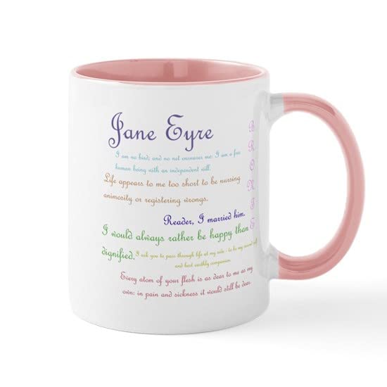 CafePress Jane Eyre Quotes Mugs Ceramic Coffee Mug, Tea Cup 11 oz