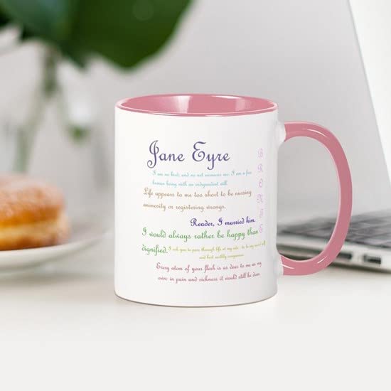 CafePress Jane Eyre Quotes Mugs Ceramic Coffee Mug, Tea Cup 11 oz