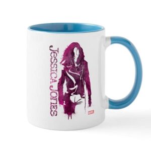 cafepress jessica jones silhouette mug ceramic coffee mug, tea cup 11 oz