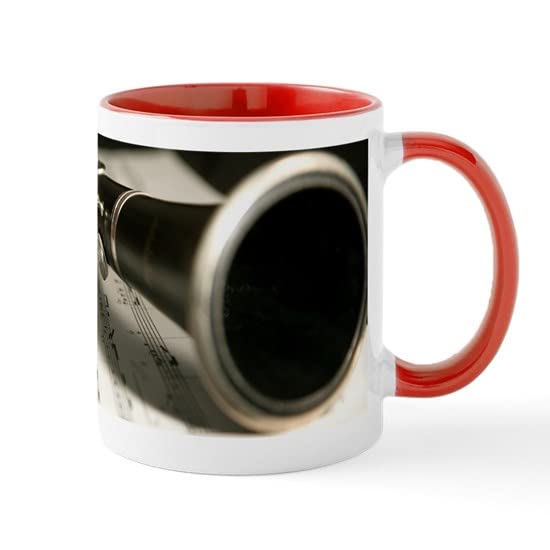 CafePress Clarinet And Musc Case Mens Mug Mug Ceramic Coffee Mug, Tea Cup 11 oz