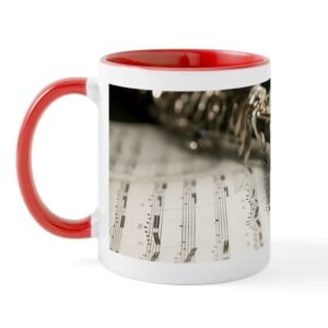 CafePress Clarinet And Musc Case Mens Mug Mug Ceramic Coffee Mug, Tea Cup 11 oz