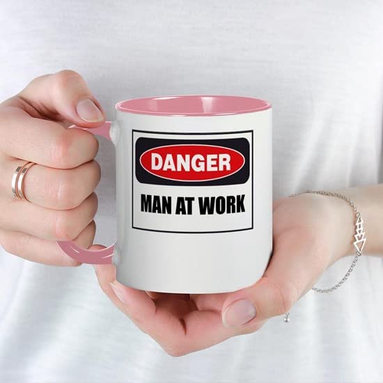 CafePress Danger Man At Work Mug Ceramic Coffee Mug, Tea Cup 11 oz