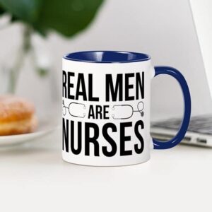 CafePress Real Men Are Nurses Ceramic Coffee Mug, Tea Cup 11 oz